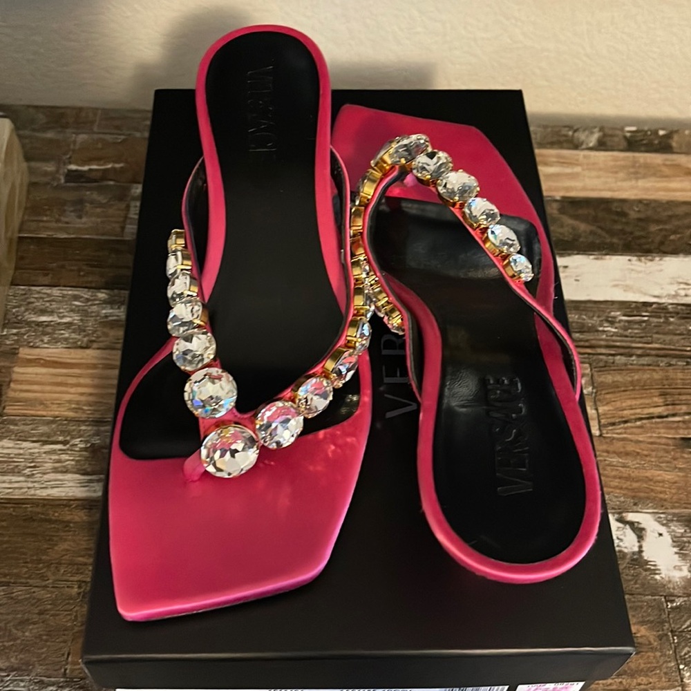 Versace Flamingo Sandal Heel